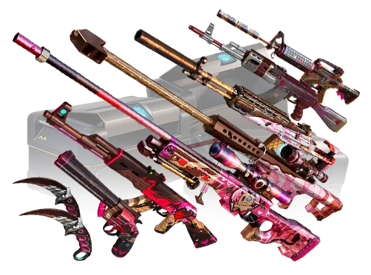 Caixa Seletiva de Armas Namorados