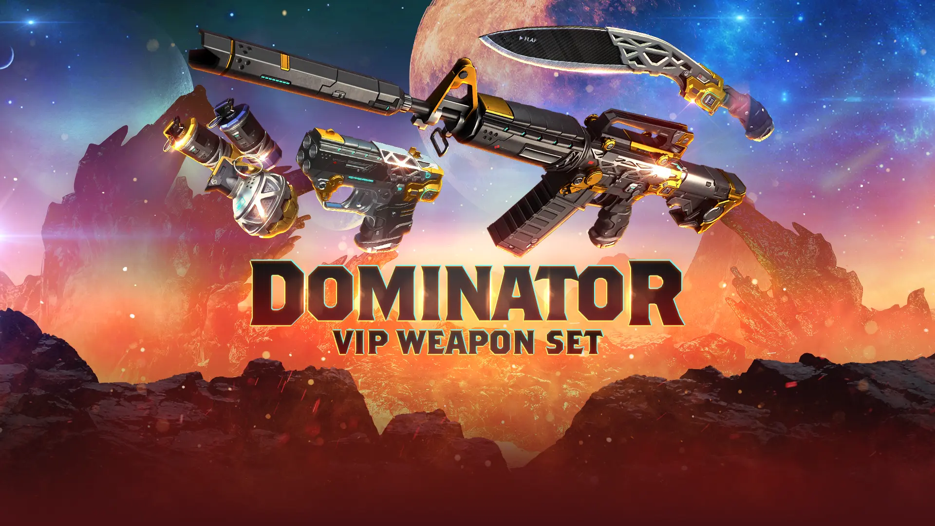 Dominator VIP Weapon Set