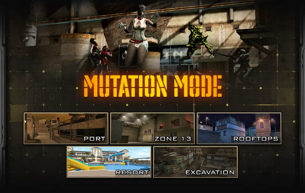 Mutation Mode art and maps