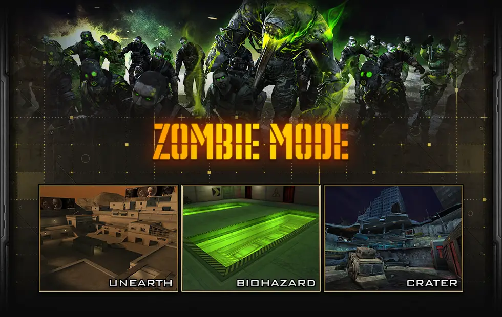 Zombie Mode art and maps