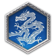 Blue Silver Dragons