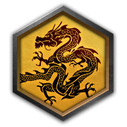 Gold Black Dragons