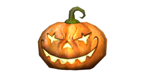 Weird Pumpkin Helmet