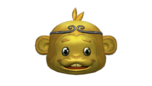 Gold Monkey King Helmet