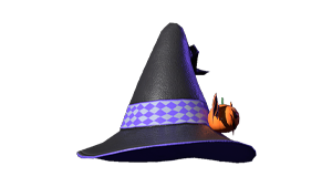 Freakish Halloween Witch Hat