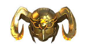 Manticore Helmet Gold