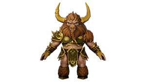 Ashen Taurus Backpack Gold