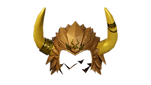 Ashen Taurus Helmet Gold