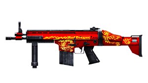 SCAR Heavy-Red Dragon