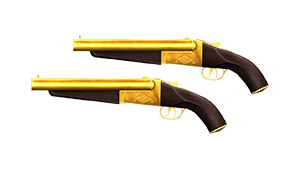 Dual Double Barrel-Gold