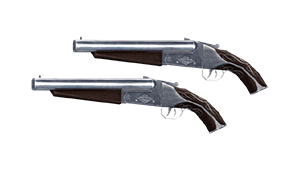 Dual Double Barrel-Silver