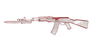 AK-47-Knife-Red Crystal