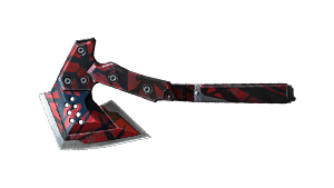 BC Axe-Red Spider Web
