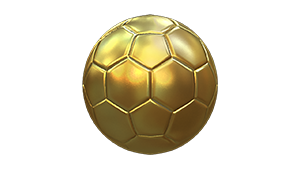 Soccer Ball-Gold