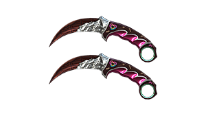 Dual Karambit-Candy Heart
