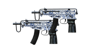Dual Scorpion VZ61-Blue Pottery