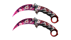 Dual Karambit-Cherry Blossom