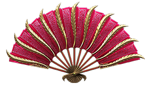 War Fan-Scarlet Flame