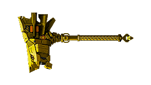 Zaratan Head-Mace Gold