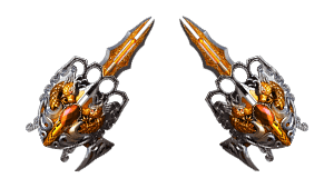 Bladed Knuckles-Copper Dragon