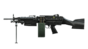 M249 MINIMI-Soldier