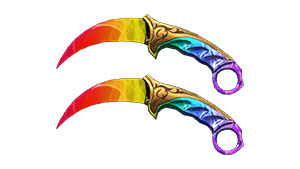 D.Karambit-Rainbow