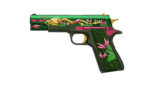 Colt 1911-Water Lily