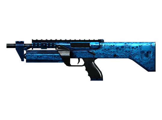 M1216-Blue Skull