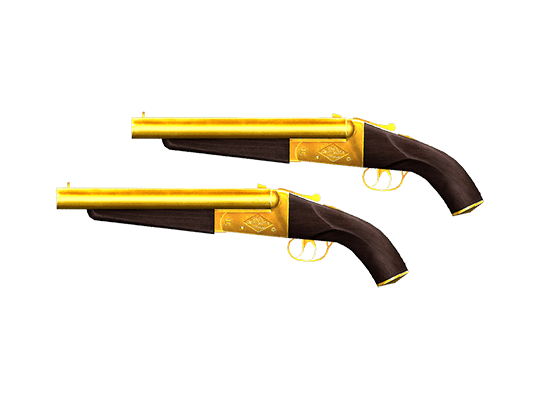 Dual Double Barrel-Gold