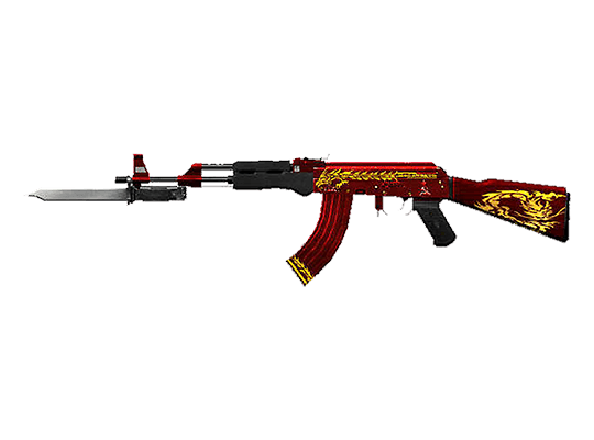AK-47-Knife-Red Dragon