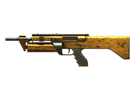 M1216-Gold Desert Skull