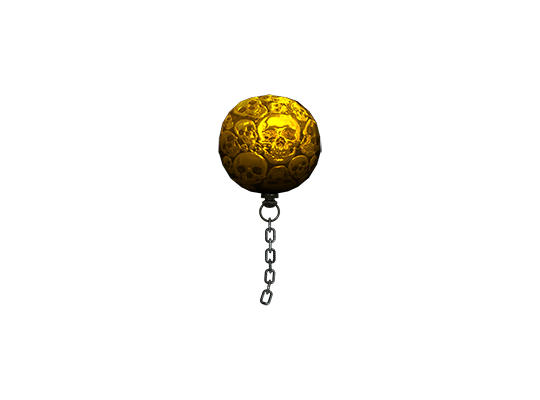 Iron Mace Grenade-Yellow Skull