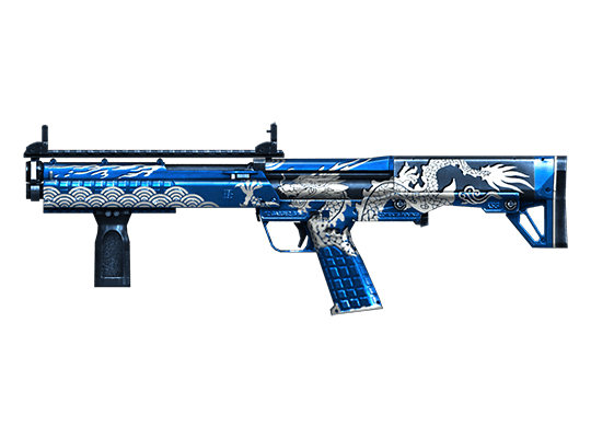 KSG-15-Blue Silver Dragon