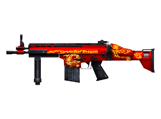SCAR Heavy - Red Dragon