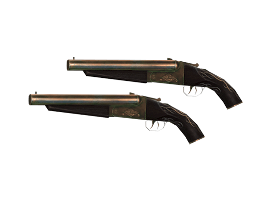 Dual Double Barrel-Bronze