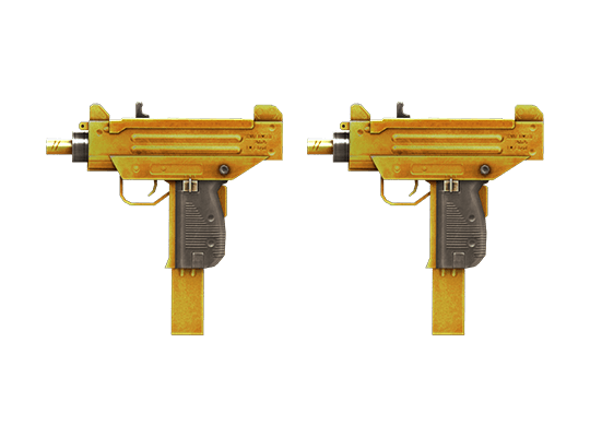 Dual Uzi-Gold