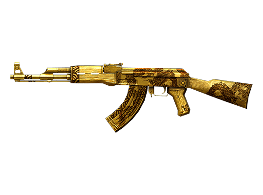 AK-47-Gold Black Dragon