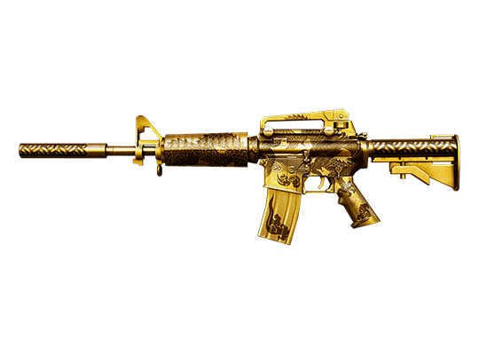 M4A1-S-Gold Black Dragon