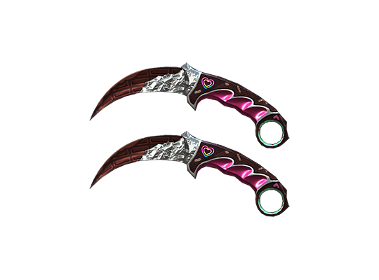 Dual Karambit-Candy Heart