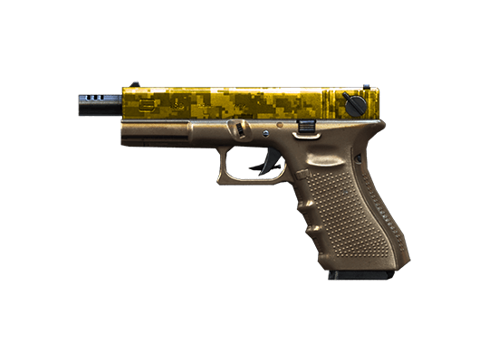 Glock 18-Golden Camo