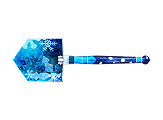 Field Shovel-Blue Aura