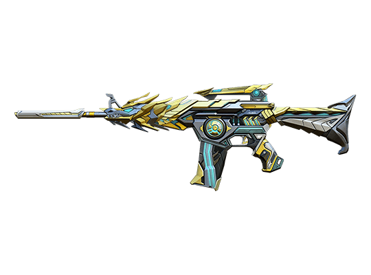 M4A1-S-Gilded Azurite Beast
