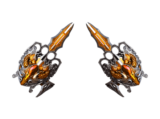 Bladed Knuckles-Copper Dragon