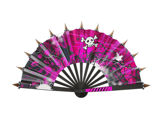 War Fan-Pink Venom