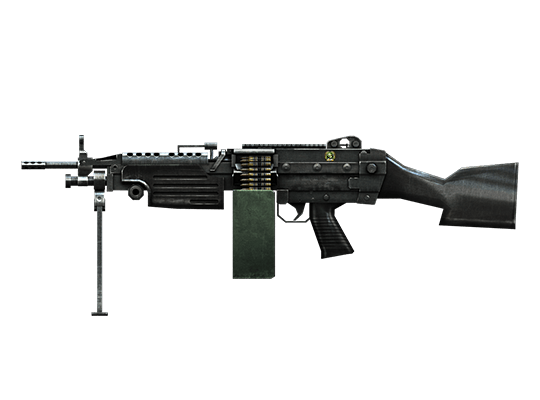 M249 MINIMI-Soldier