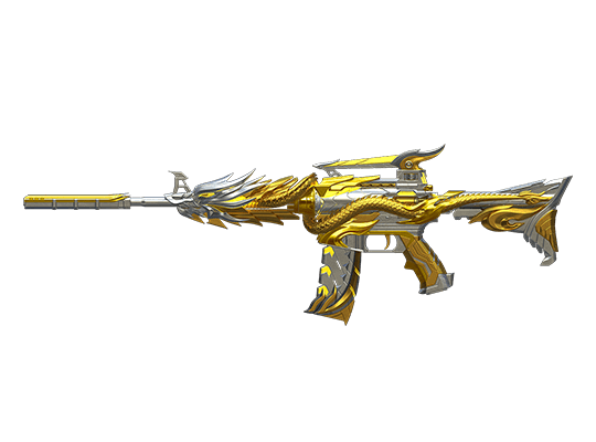 M4A1-S-Golden Azurite Beast