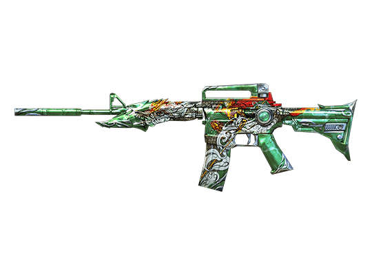 M4A1-S-White Iron Dragon