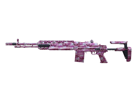M14EBR-Pink Camo