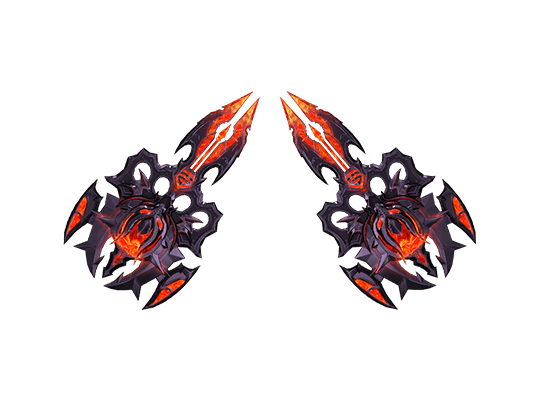 Bladed Knuckles-Molten Beast
