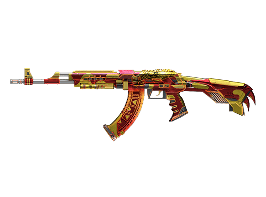 AK47-B-Legendary Gold Dragon